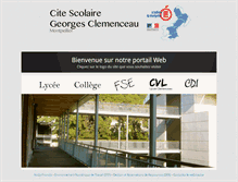 Tablet Screenshot of cite-clemenceau-montpellier.fr